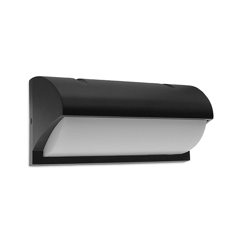 Luminaire extérieur noir en aluminium, Rajko, 12W, 3000K LED, IP54