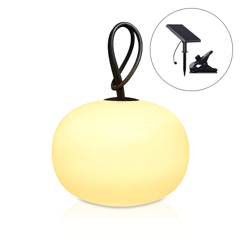 Suspension solaire d'extérieur blanc en plastique, Pien, 1W, 2700K LED, IP54