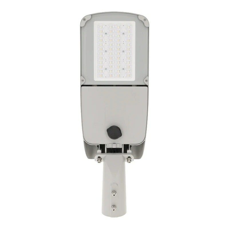 Réverbère LED en aluminium gris, Balou, 90W, white switch LED, IP66