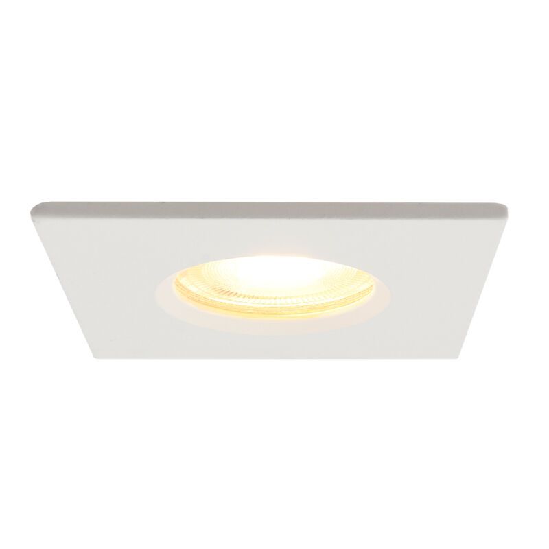 Spot encastré salle de bain blanc moderne, Jule, IP65