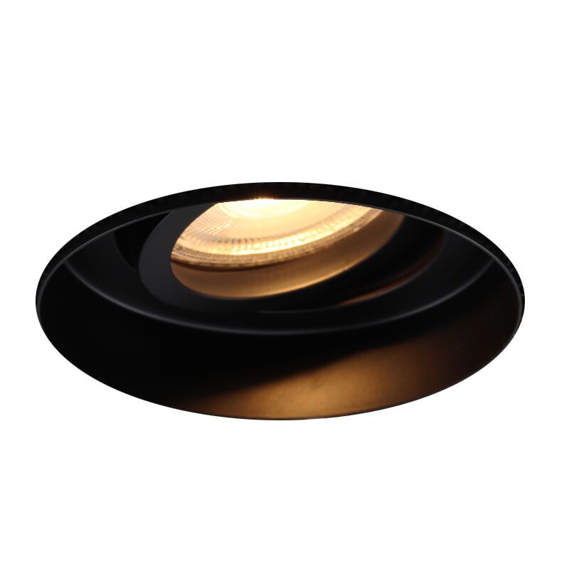 Spot encastré sans bord noir en aluminium, Royce