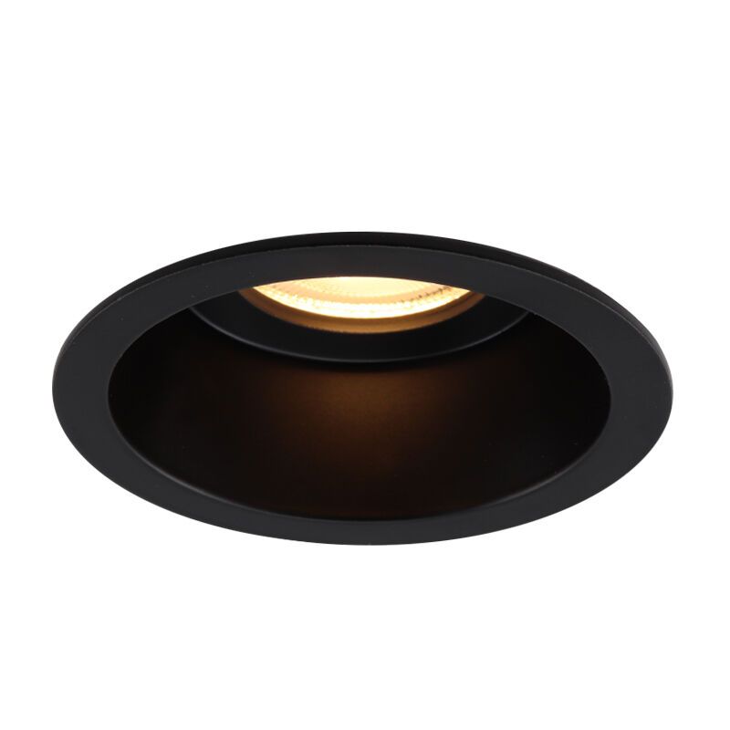 Spot encastré noir en aluminium, Tyron