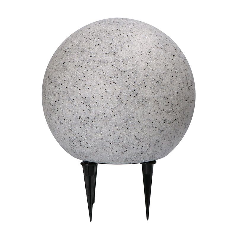 Spot à piquer extérieur gris en plastique, Stonie, 4,5W, 2700K LED, IP65