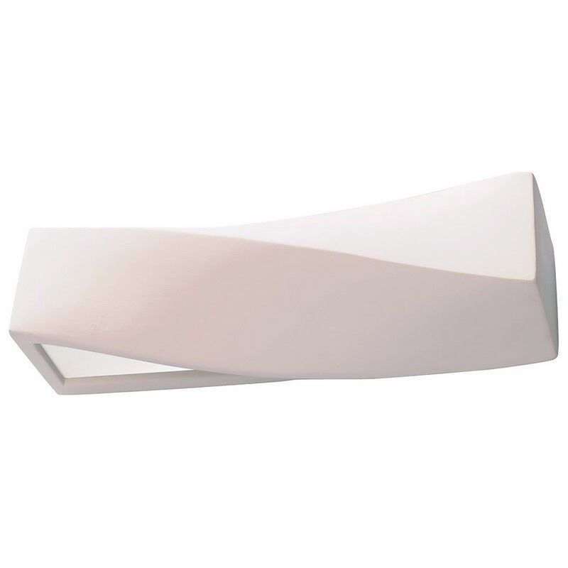 Applique up and down en verre blanche, Annick Applique up and down en verre blanche, Annick
