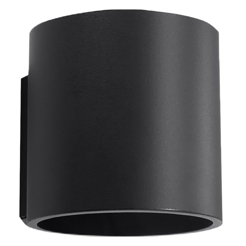 Applique up and down en aluminium noire, Amely