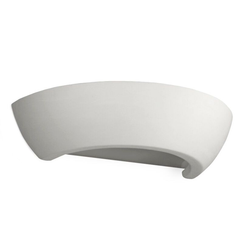 Applique up and down en verre blanche, Lotfi