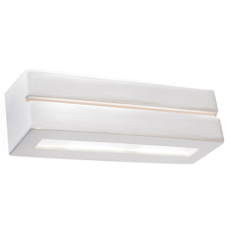 Applique up and down en verre blanche, Emmaly Applique up and down en verre blanche, Emmaly