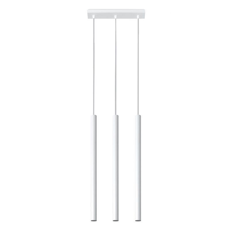 Suspension en aluminium blanche, Hillary