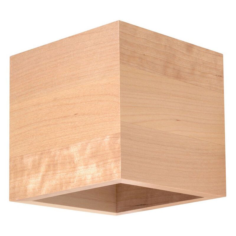 Applique up and down en bois marronne, Andro