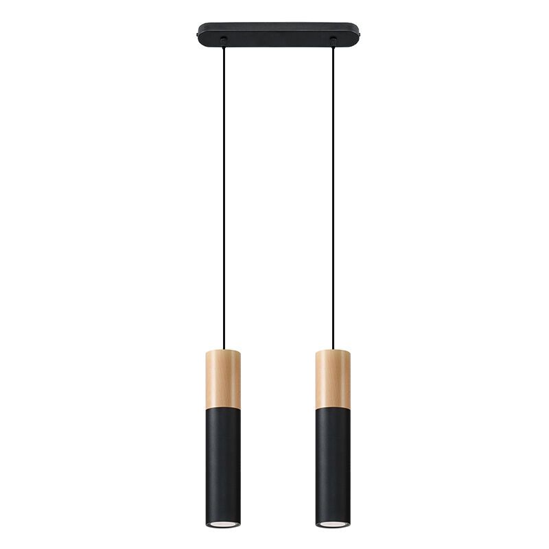 Suspension en aluminium marronne, Francesca