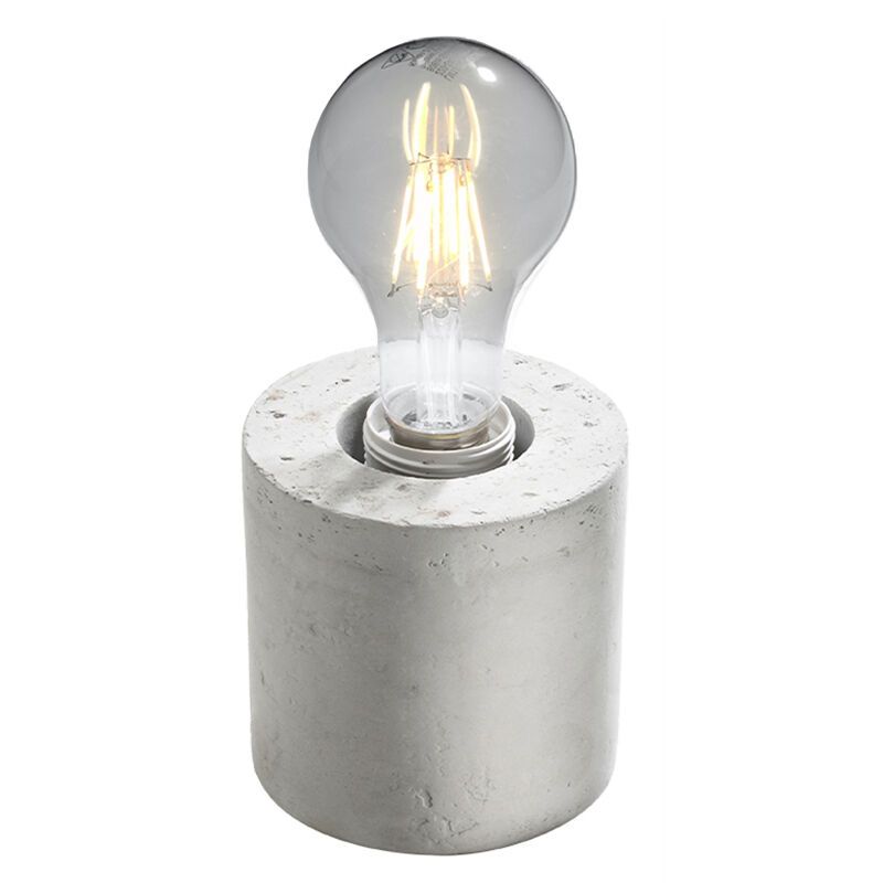 Lampe de table en béton grise, Anela