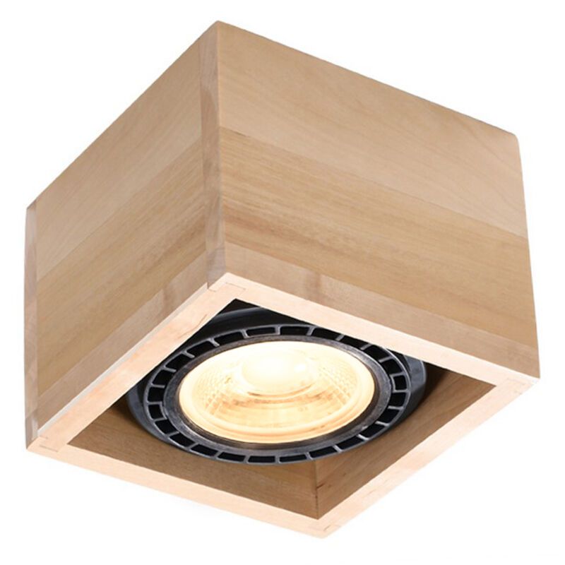 Spot en saillie en bois marron, Alfons Spot en saillie en bois marron, Alfons