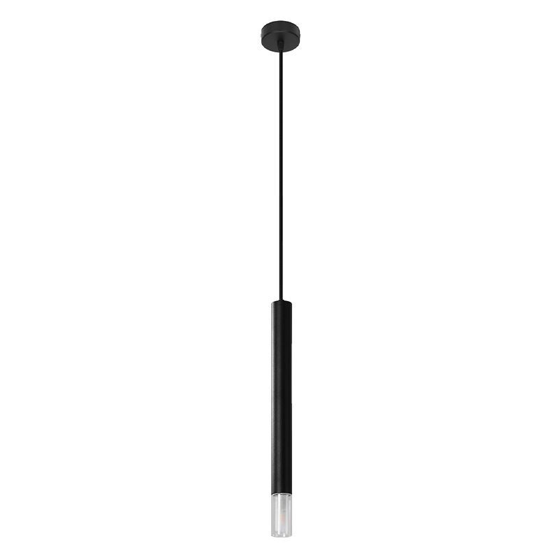 Suspension en verre noire, Ishani