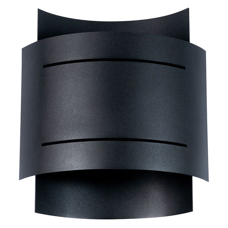 Applique up and down en aluminium noire, Karwan