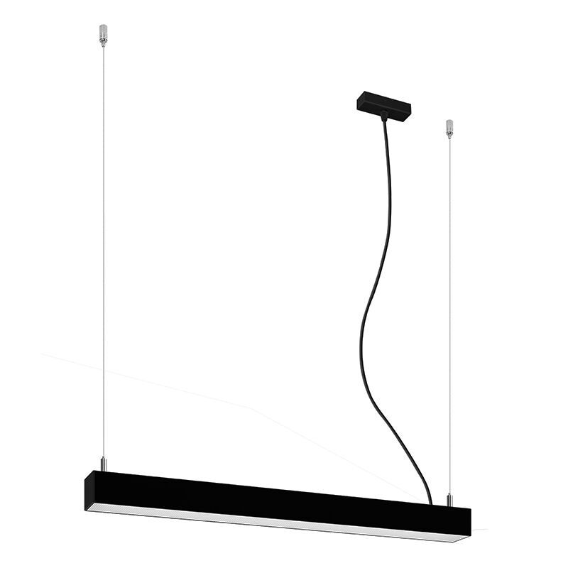 Suspension en aluminium noire, Mascha, 22W, 3000K LED Suspension en aluminium noire, Mascha, 22W, 3000K LED