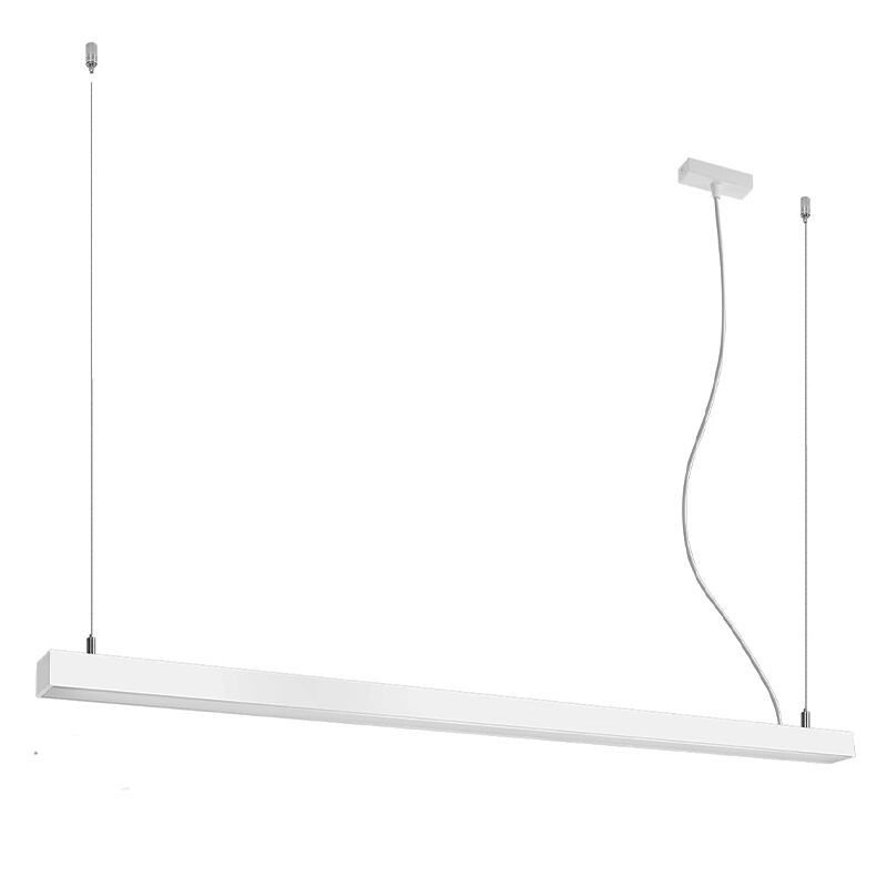 Suspension en aluminium blanche, Mascha, 48W, 3000K LED