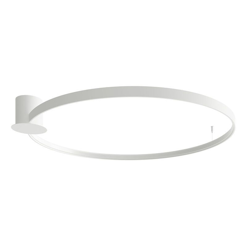 Lampe plafond en aluminium blanche, Ringo, 70W, 3000K LED