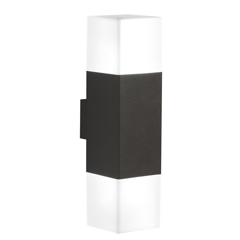 Applique up and down en aluminium anthracite, Sodbury, IP44 Applique up and down en aluminium anthracite, Sodbury, IP44