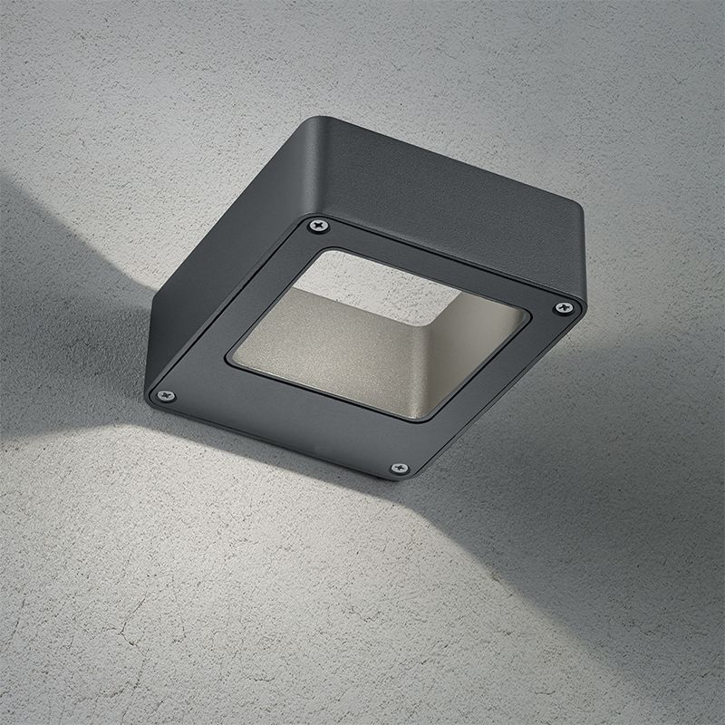 Luminaire extérieur moderne anthracite, Norton, 4,5W, 3000K LED, IP54