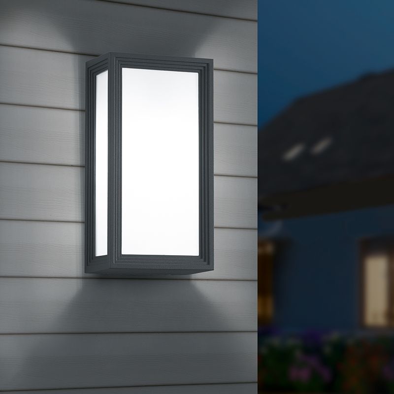 Luminaire extérieur design anthracite, Fidel, IP54