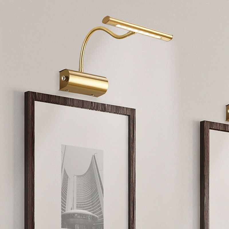 Éclairage tableau moderne laiton, Eliza, 4W, 3000K LED