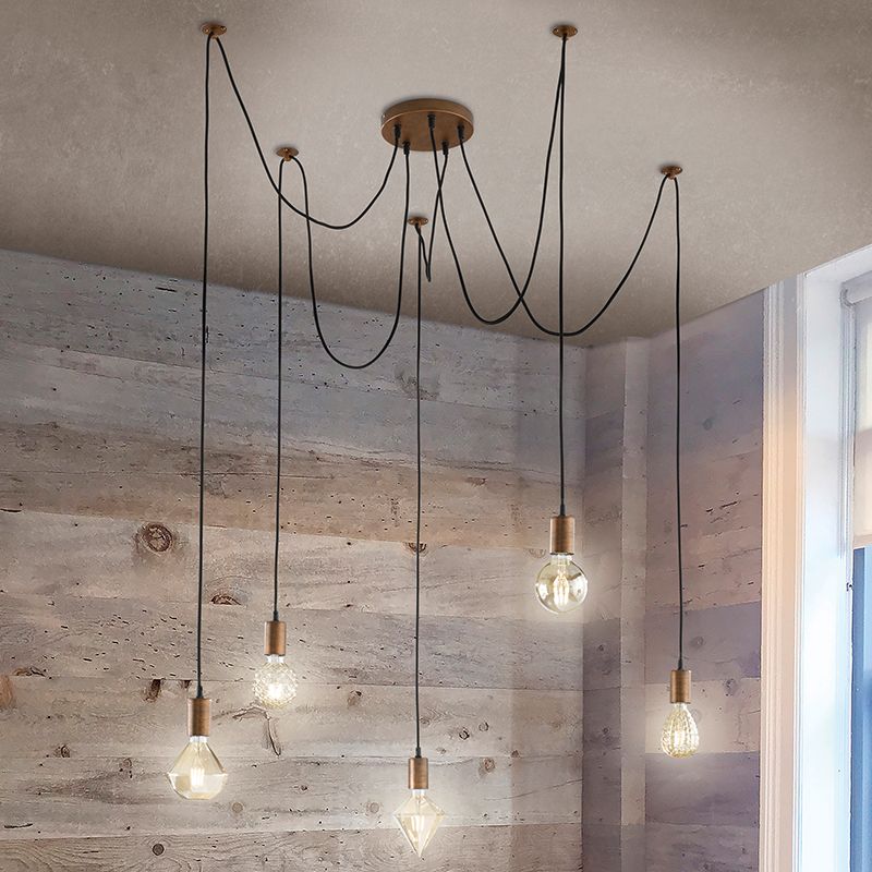 Suspension rétro cuivre, August