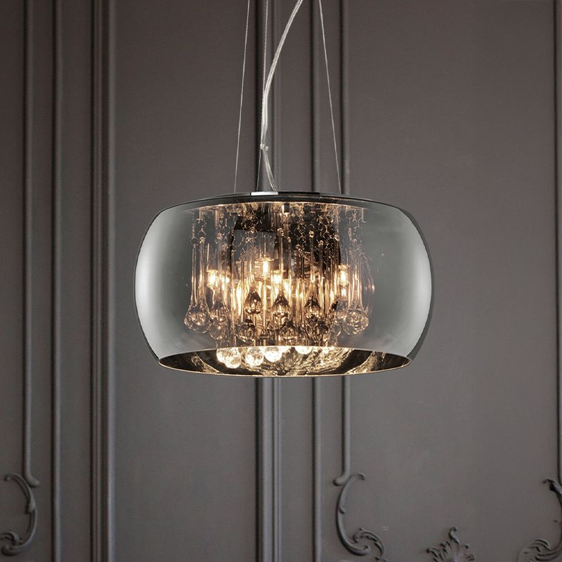 Suspension moderne chromée, Capucine Suspension moderne chromée, Capucine