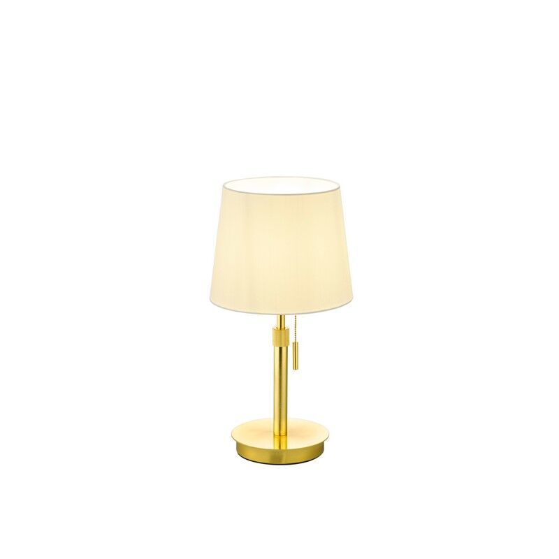 Lampe de table moderne laiton, Niva, avec interrupteur à tirette Lampe de table moderne laiton, Niva, avec interrupteur à tirette