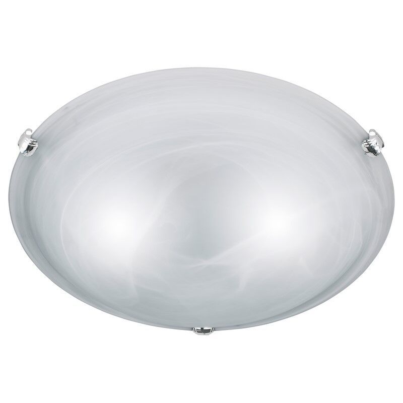 Lampe plafond en verre blanche, Filia