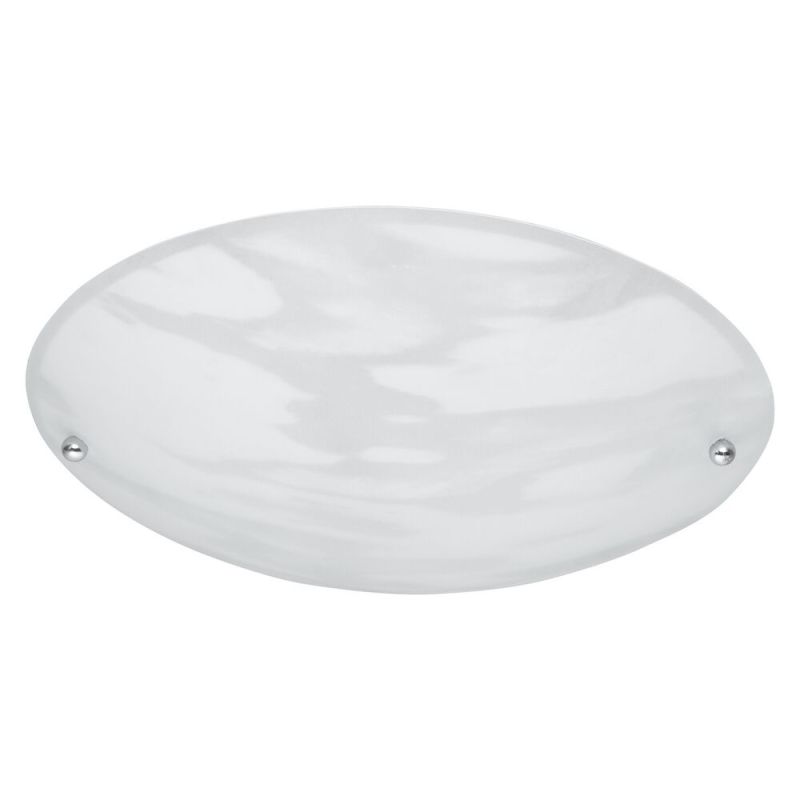 Lampe plafond en verre argentée, Celino Lampe plafond en verre argentée, Celino