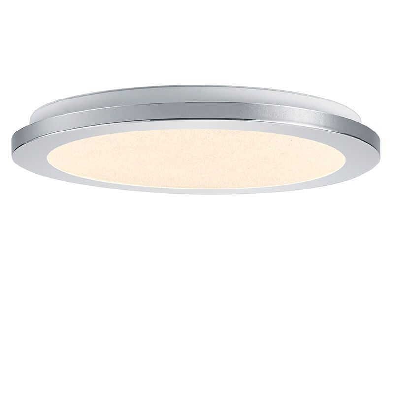 Lampe plafond moderne chromée, Marie, 15W, 3000K LED, IP44