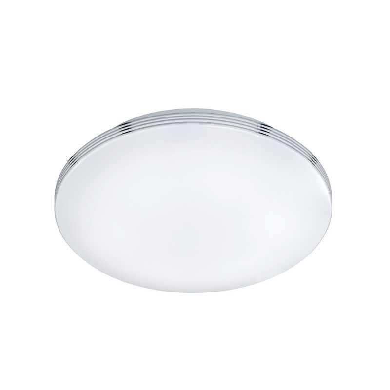 Plafonnier salle de bain en plastique chromé, Brunella, 24W, 3000K LED, IP44 Plafonnier salle de bain en plastique chromé, Brunella, 24W, 3000K LED, IP44