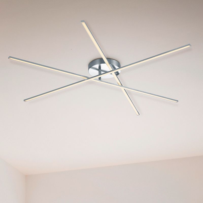 Plafonnier design nickel, Gottrup, 8,5W, 3000K LED Plafonnier design nickel, Gottrup, 8,5W, 3000K LED