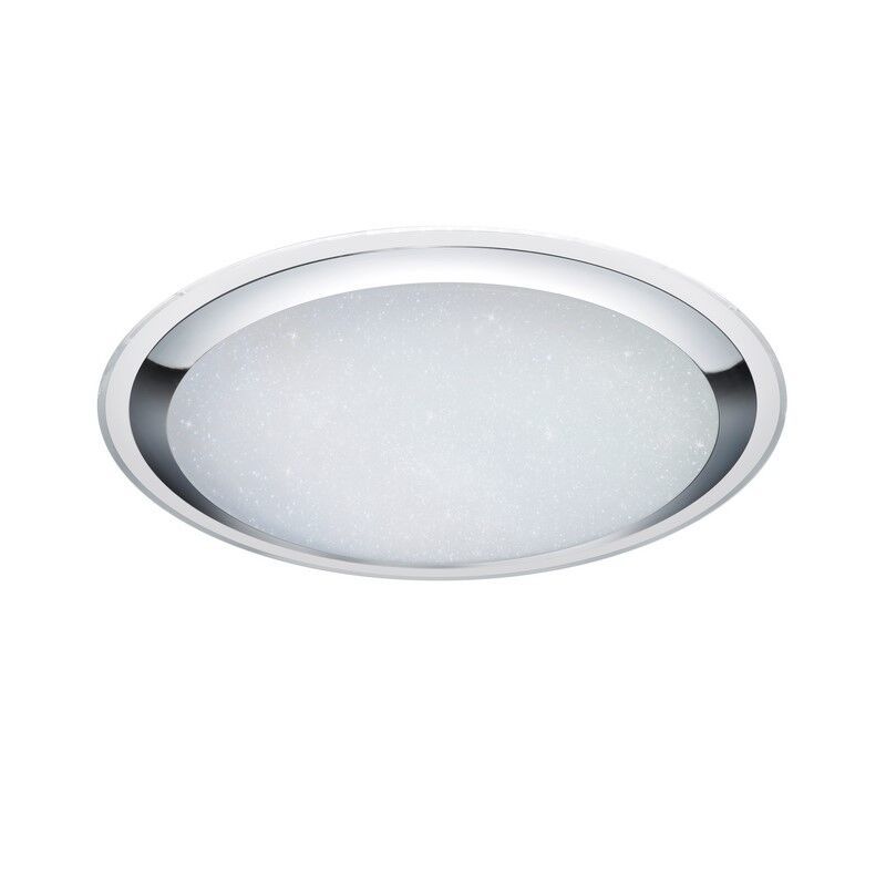 Lampe plafond moderne blanche, Romain, 95W, blanc chaud à froid réglable LED, avec télécommande