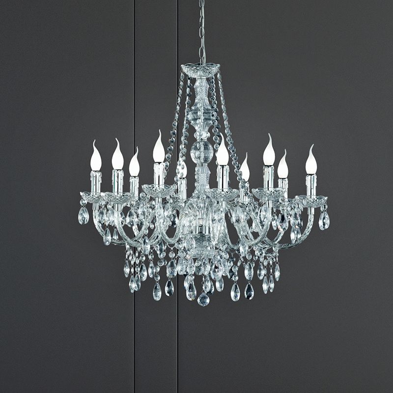 Lustre classique transparent, Pedra Lustre classique transparent, Pedra