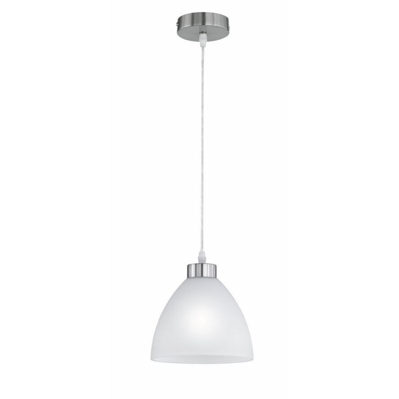 Suspension en verre nickel, Babette Suspension en verre nickel, Babette