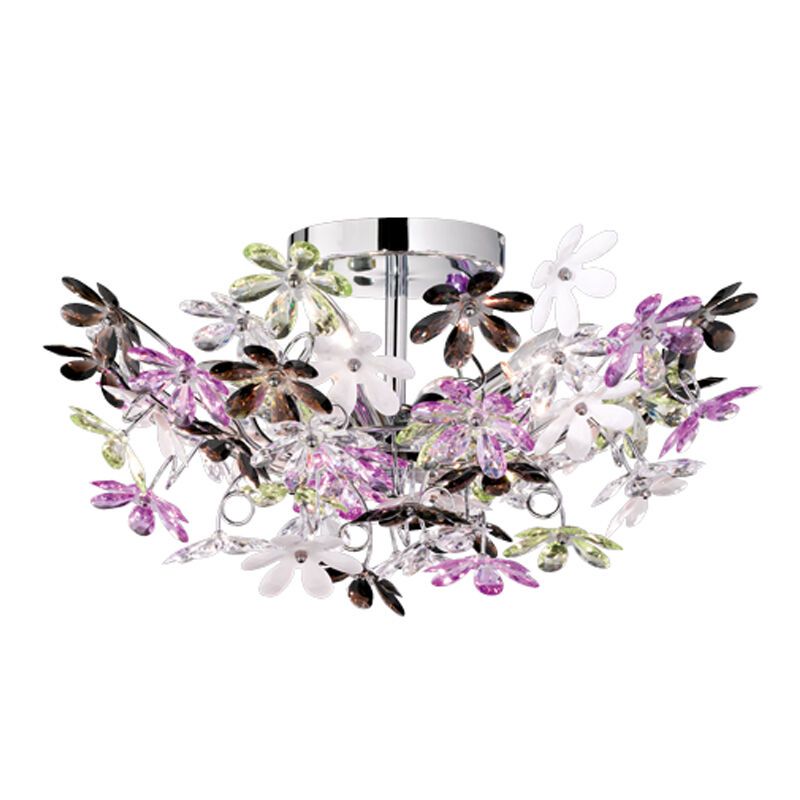 Plafonnier rétro chromé, Wooler Plafonnier rétro chromé, Wooler