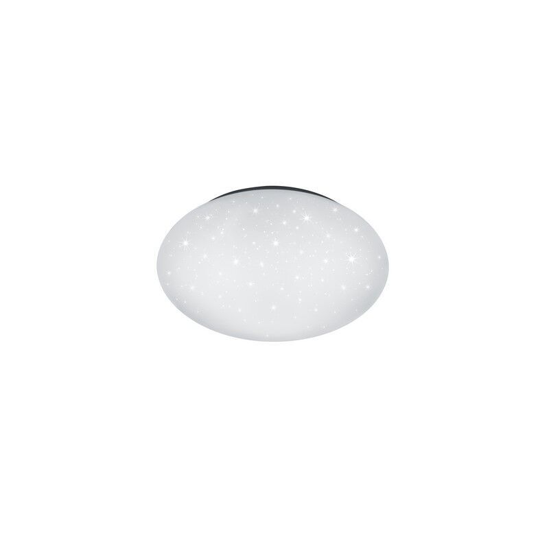Lampe plafond en plastique blanche, Vanysia, 18W, 4000K LED, IP44 Lampe plafond en plastique blanche, Vanysia, 18W, 4000K LED, IP44