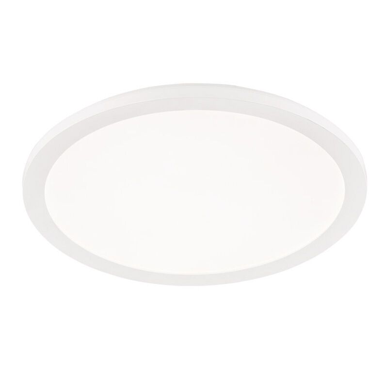 Lampe plafond moderne blanche, Gistrup, 24W, 3000K LED, IP44