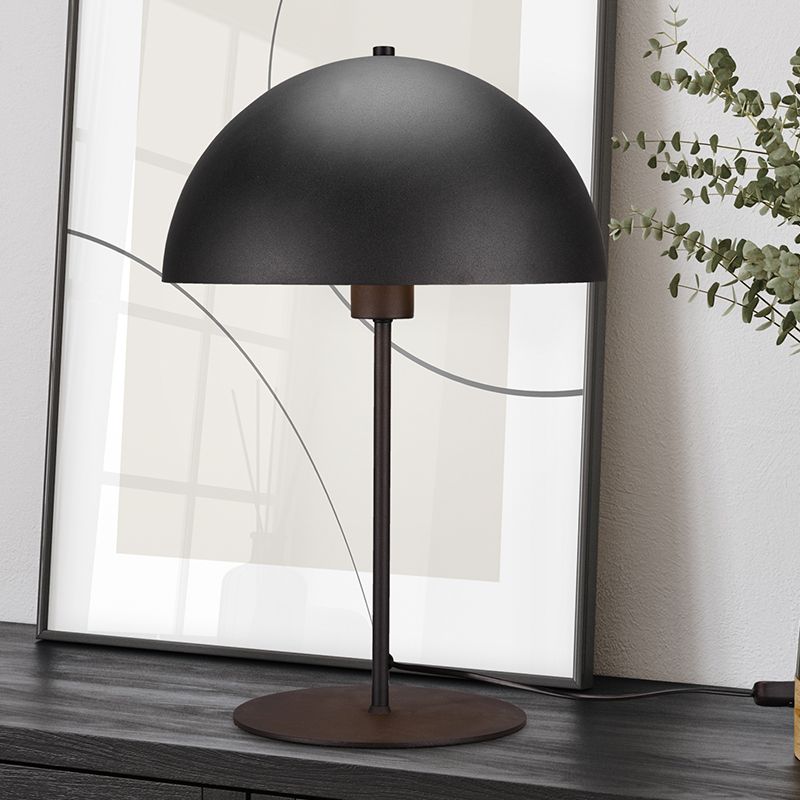 Lampe de table moderne noire, Fransisca, avec interrupteur Lampe de table moderne noire, Fransisca, avec interrupteur