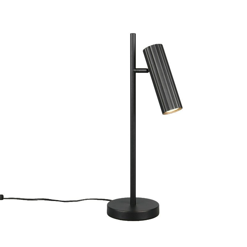 Lampe de table moderne noire, Sieb, avec interrupteur