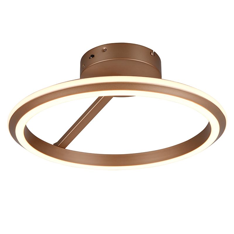 Plafonnier moderne marron, Jiry, 34W, white switch LED, gradable en 3 étapes Plafonnier moderne marron, Jiry, 34W, white switch LED, gradable en 3 étapes