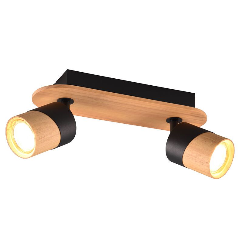 Spot plafond rustique bois, Carine