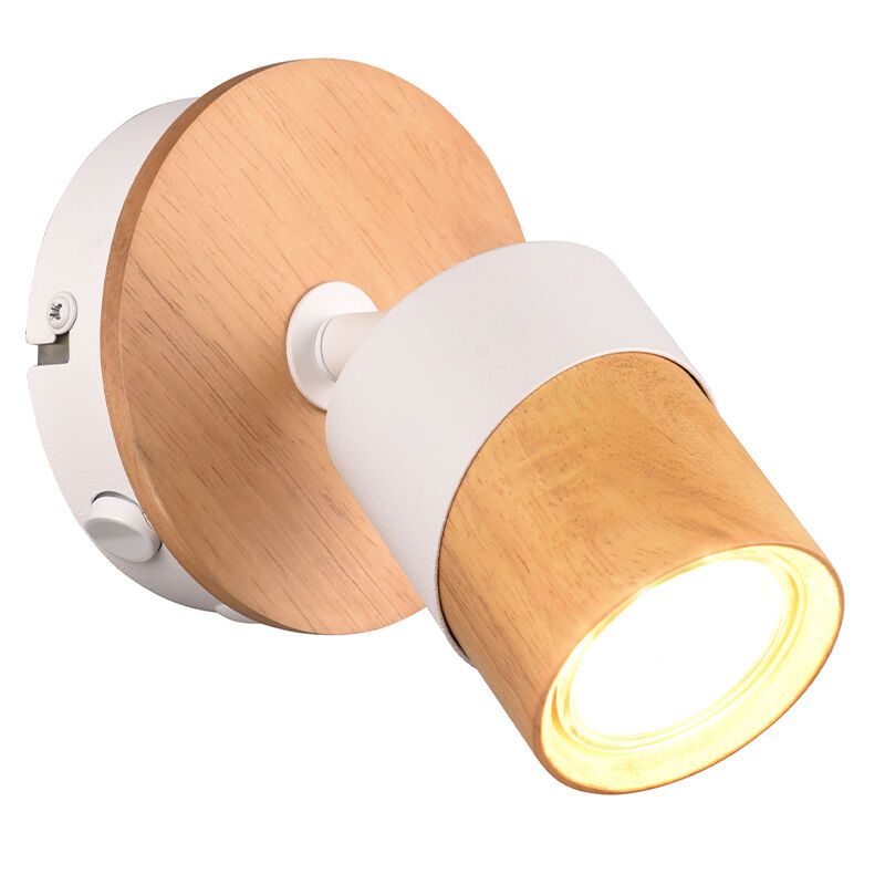 Spot mural rustique bois, Carine