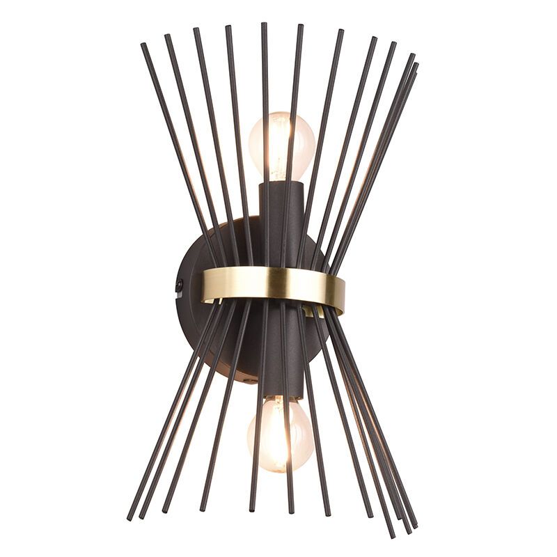 Applique murale industrielle noire, Fransiscus Applique murale industrielle noire, Fransiscus