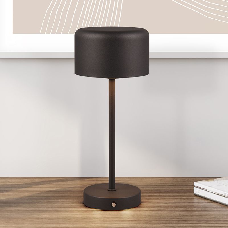 Lampe de table moderne noire, Dustin, 1,5W, 3000K LED, avec variateur tactile