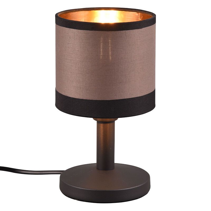 Lampe de table moderne taupe, Denley, avec interrupteur Lampe de table moderne taupe, Denley, avec interrupteur