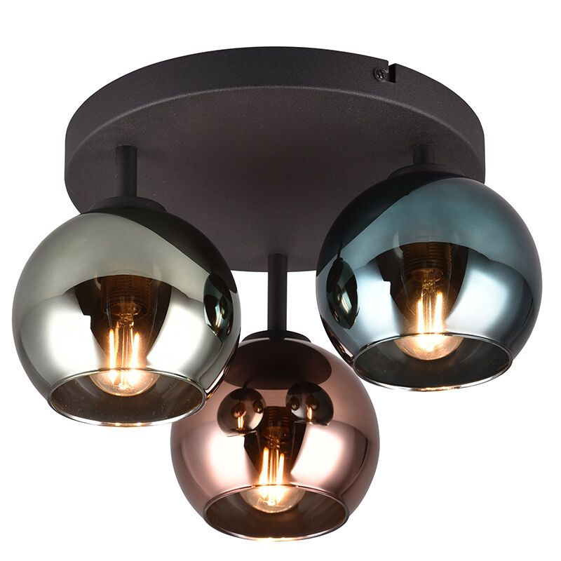 Plafonnier design multicolore, Glenda