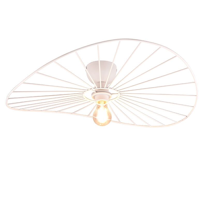 Plafonnier industriel blanc, Dejan