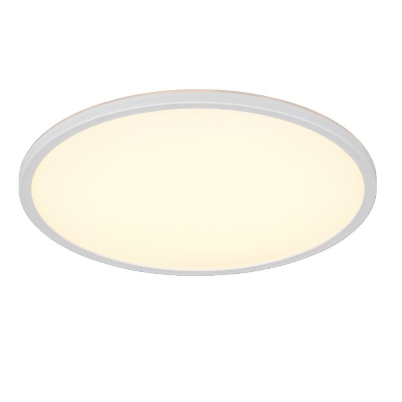 Lampe plafond moderne blanche, Jeltje, 22W, blanc chaud à froid réglable LED, avec télécommande Lampe plafond moderne blanche, Jeltje, 22W, blanc chaud à froid réglable LED, avec télécommande